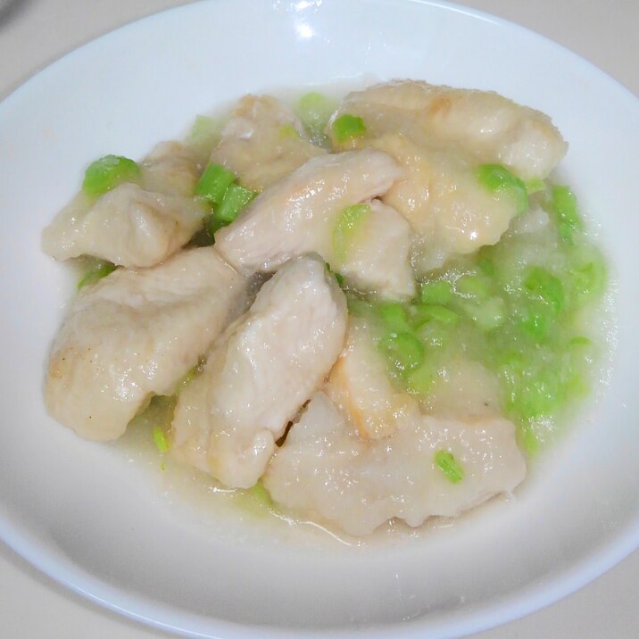 鶏むね肉のおろし煮